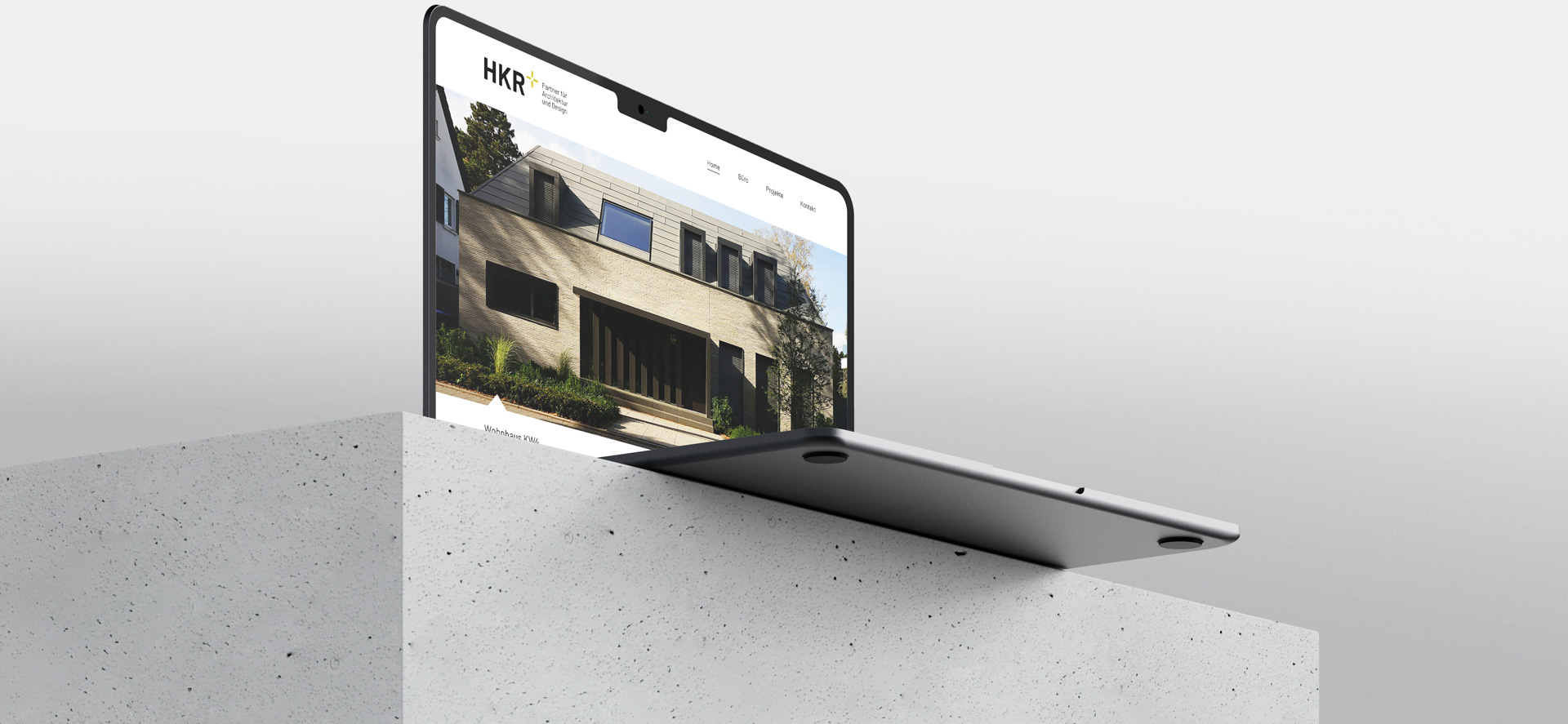 HKR Architekten – Webdesign Desktop